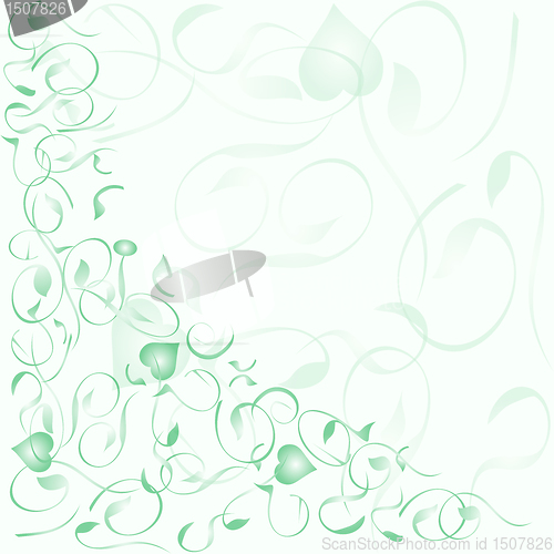 Image of flower decoratively romantically abstraction vector