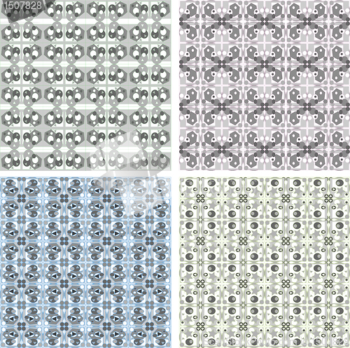 Image of seamless vintage wallpaper pattern, abstract background