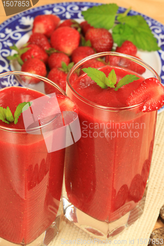 Image of strawberry smoothie