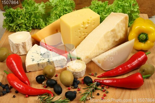 Image of Variety of cheese