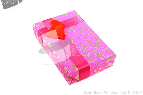 Image of Gift box with valentines.