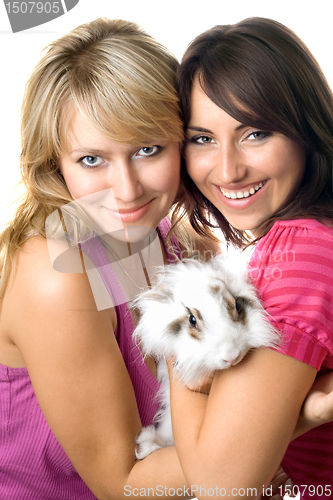 Image of Two cheerful women