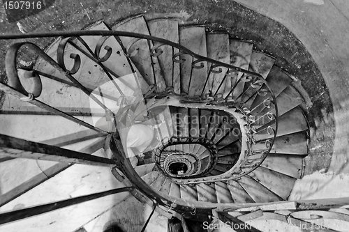 Image of Old spiral stairs