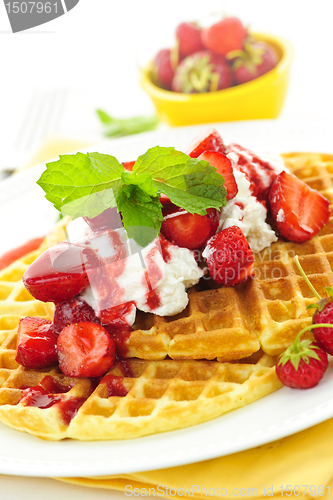 Image of Belgian waffles