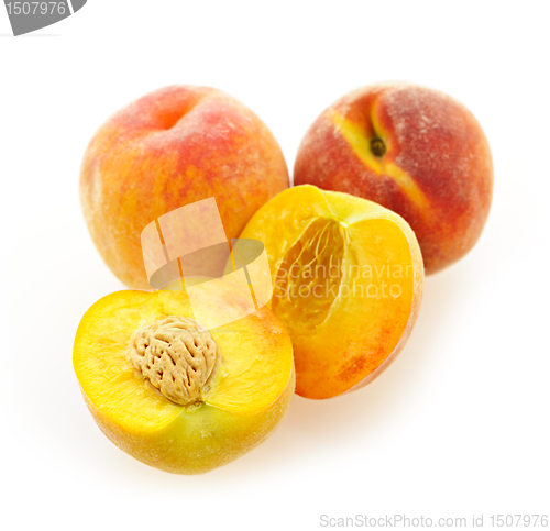 Image of Peaches isolated on white