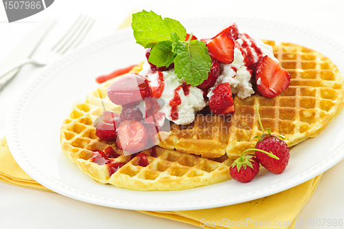 Image of Belgian waffles