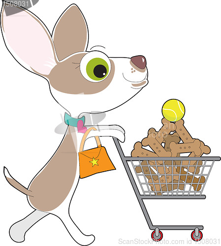 Image of Chihuahua Shopping