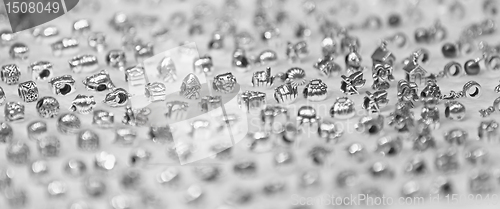 Image of Silver jewelry on the counter