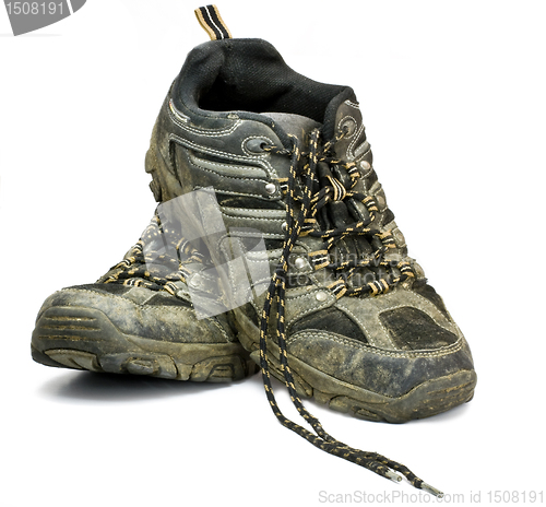 Image of dirty work shoes