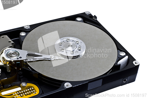 Image of open hard drive