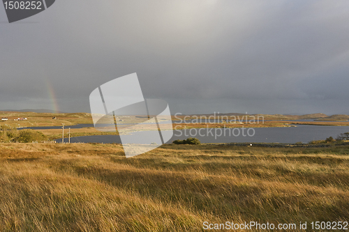 Image of soft evening scene in scottish highlands