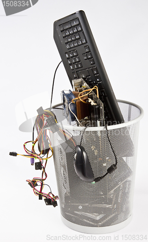 Image of electronic waste