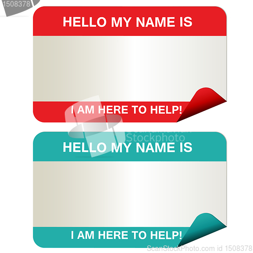 Image of Name tags 