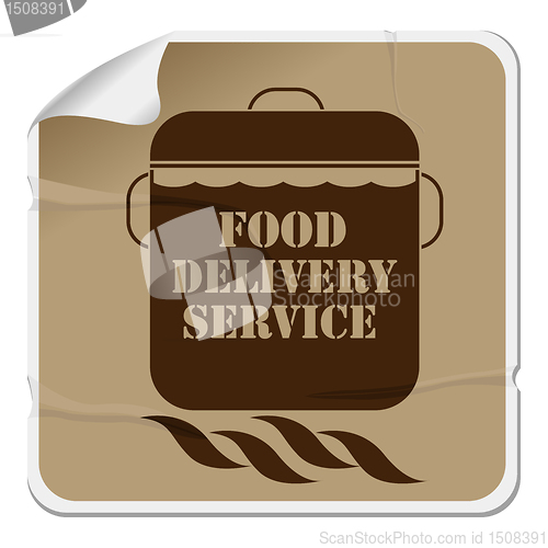 Image of Food delivery sticker