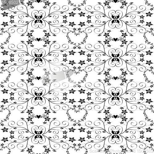 Image of Seamless floral pattern