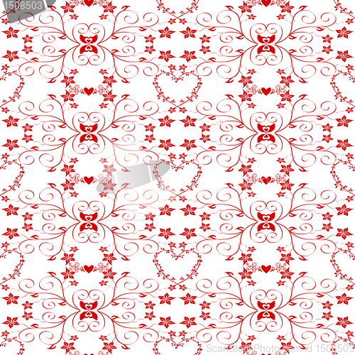 Image of Seamless floral pattern