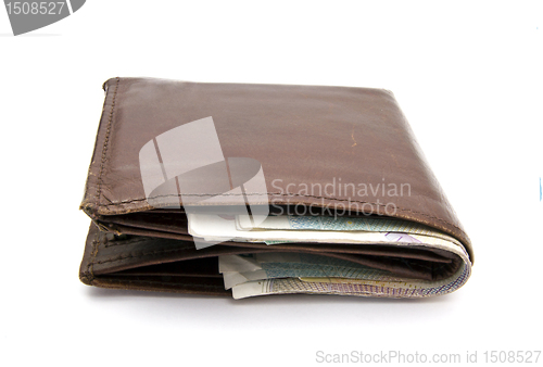 Image of Wallet and currency 