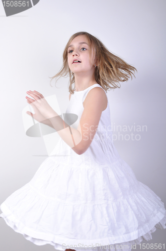 Image of dancing little girl