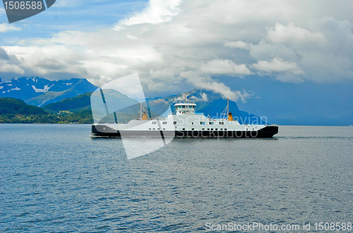 Image of ferryboat on the fjord