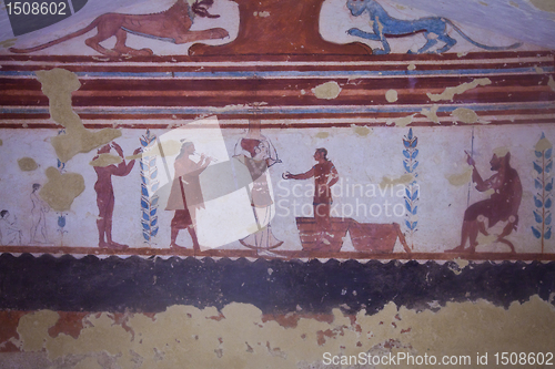 Image of Etruscan tomb