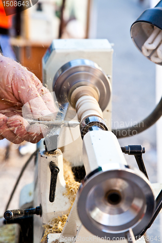 Image of Turner at work