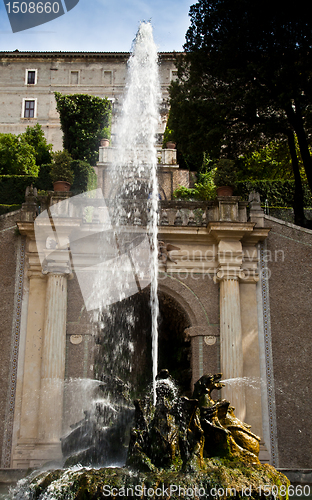 Image of Dragons fountain, Villa d'Este - Tivoli