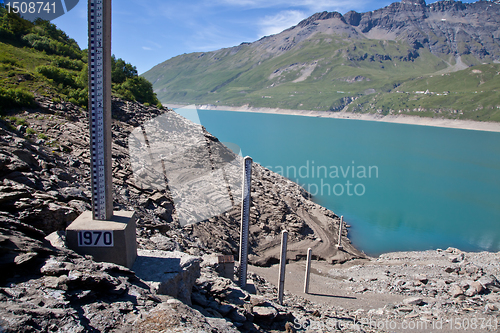 Image of Dam water level measurement