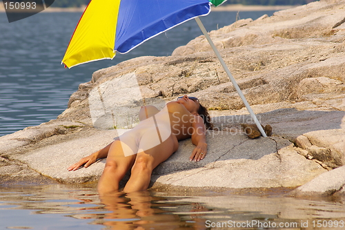 Image of Beach Umbrella C