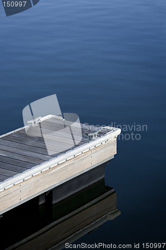 Image of dock with cleats