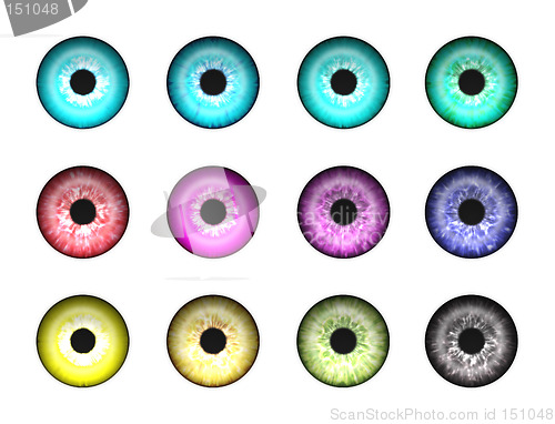 Image of Abstract eyes 1