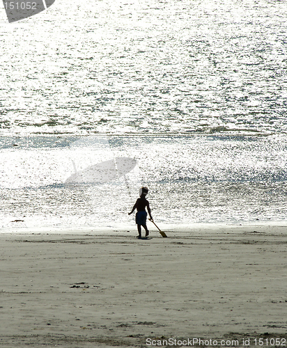 Image of Child on the Beach