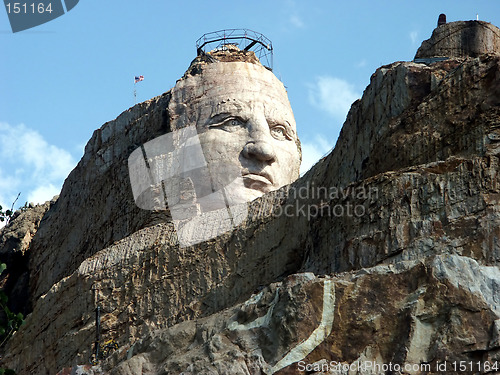 Image of Crazy Horse  - half-profile