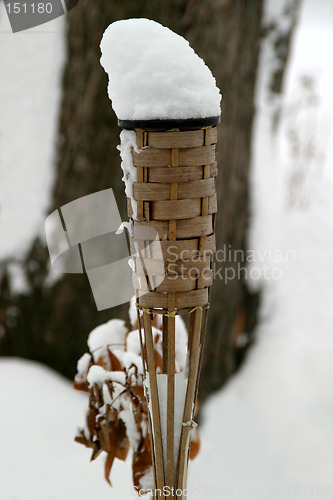 Image of Torch with Snow Flame