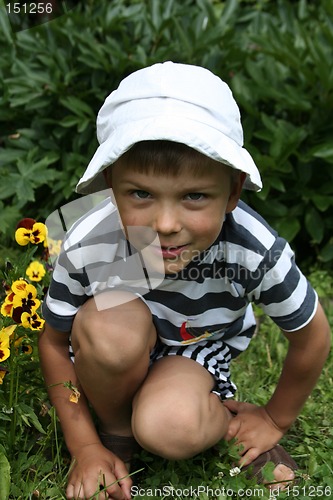 Image of Boy in Nature