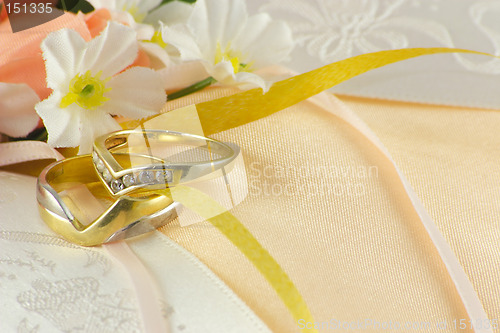 Image of wedding ring cushion