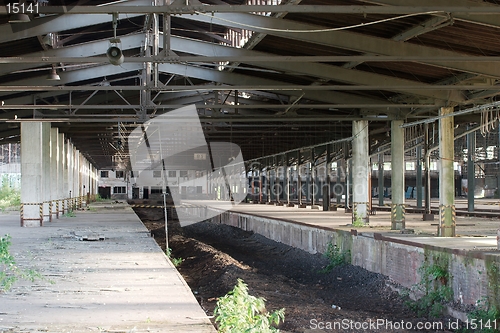 Image of abandoned railway station