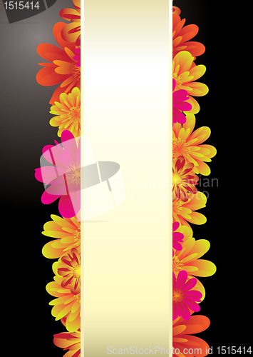 Image of Paper tab floral