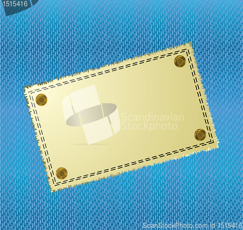 Image of Cloth label Background