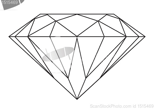 Image of Diamond outline