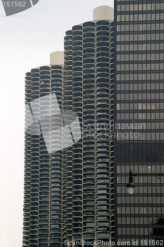 Image of Chicago - Skyscrapers with Balconies