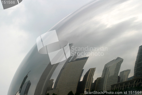 Image of Chicago - Skyline Arched Reflections