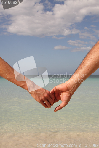 Image of hand in hand