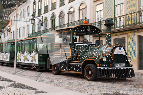 Image of Sightseeing car train in Tomar