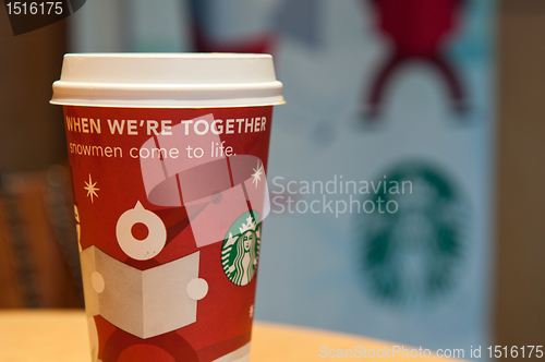 Image of Starbucks coffee cup