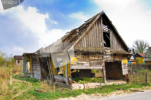 Image of destroyed house