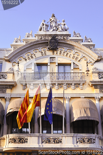 Image of Barcelona port