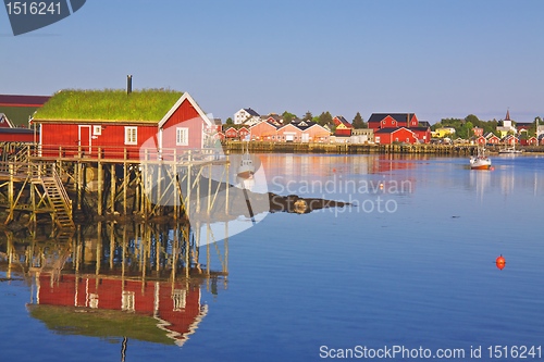 Image of Norwegian fishing village