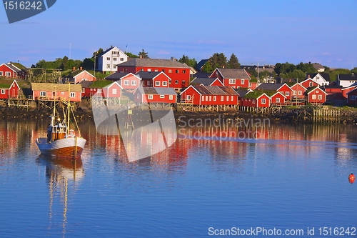 Image of Norwegian fishing village