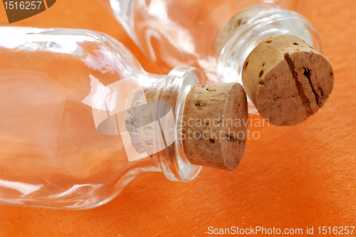 Image of Two glass bottles