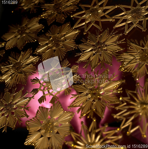 Image of christmas straw star ornament